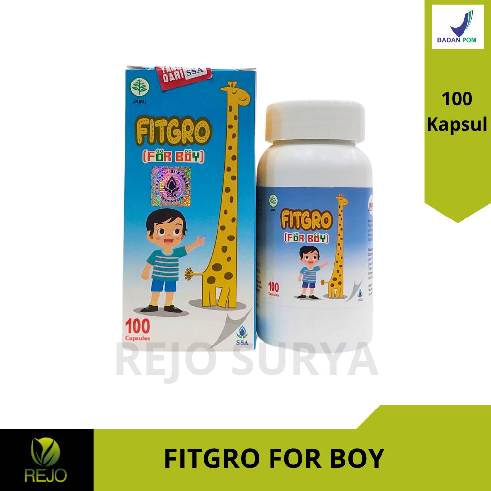 FITGRO FOR BOY OBAT TINGGI BADAN ANAK YI ZHI ZENG GAO WAN (FOR BOY) / GROW UP PILLS