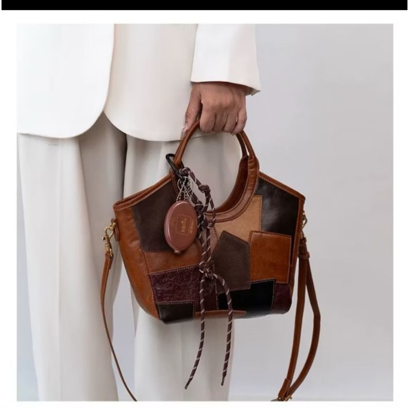 Tas The Masha's Bucket Coklat