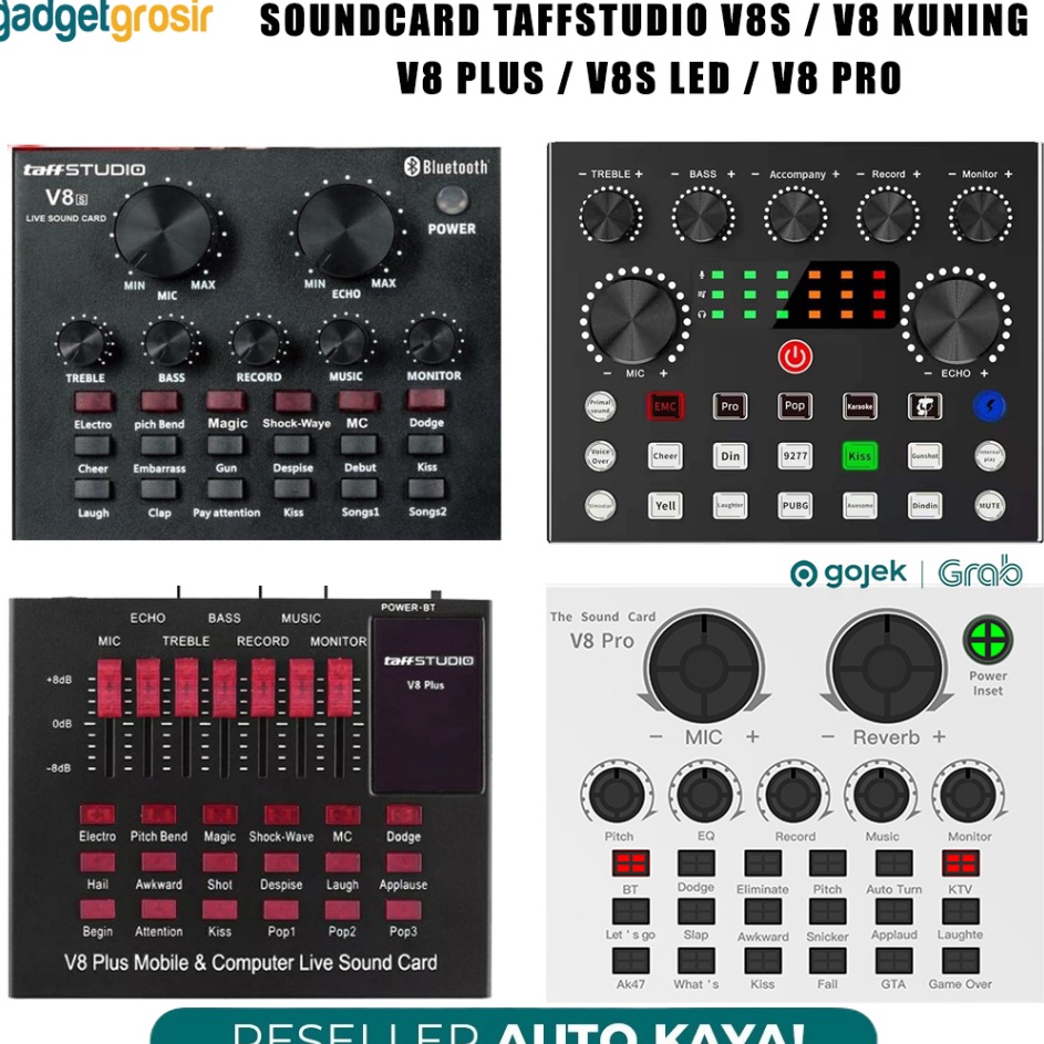 First Now  Soundcard Mixer V8S V8 V8 Plus V8S LED Sound Card V8s Audio USB Externall Mixing Podcast 