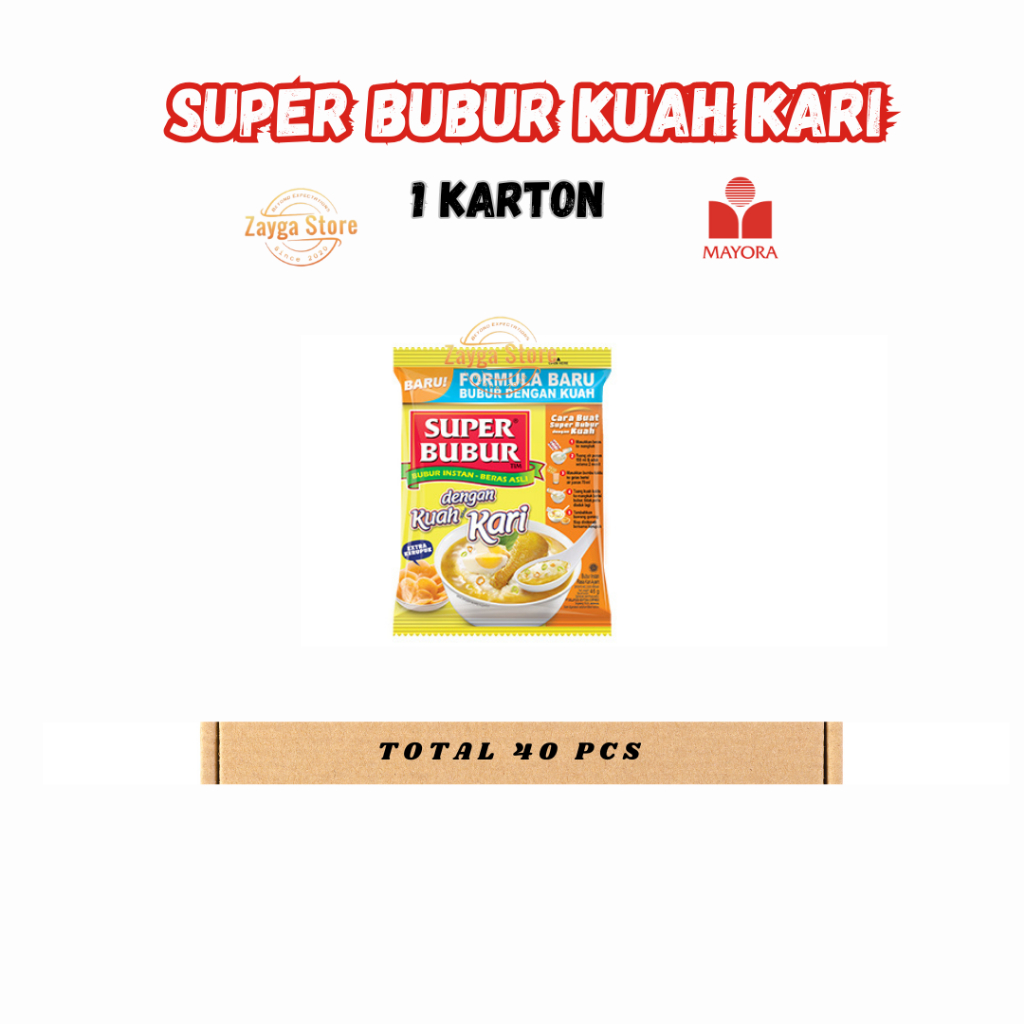 

SUPER BUBUR KUAH KARI 1 DUS/ 1 KARTON