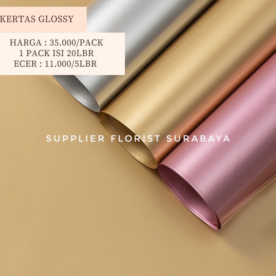 

Garansi Terbaik 1 PACK ISI 2 LEMBAR FULL GLOSSY KERTAS WRAPPING BUNGA CELLOPHANE WARNA GOLD SILVER ROSEGOLD TAHAN AIR WATERPROOF SIMPLE ELEGAN CLASSY FABULOUS KERTAS BUKET BUNGA KOREAN STYLE WRAPPING PAPER WRAP BUNGA FLOWER WRAP PEMBUNGKUS BUNGA KERTAS