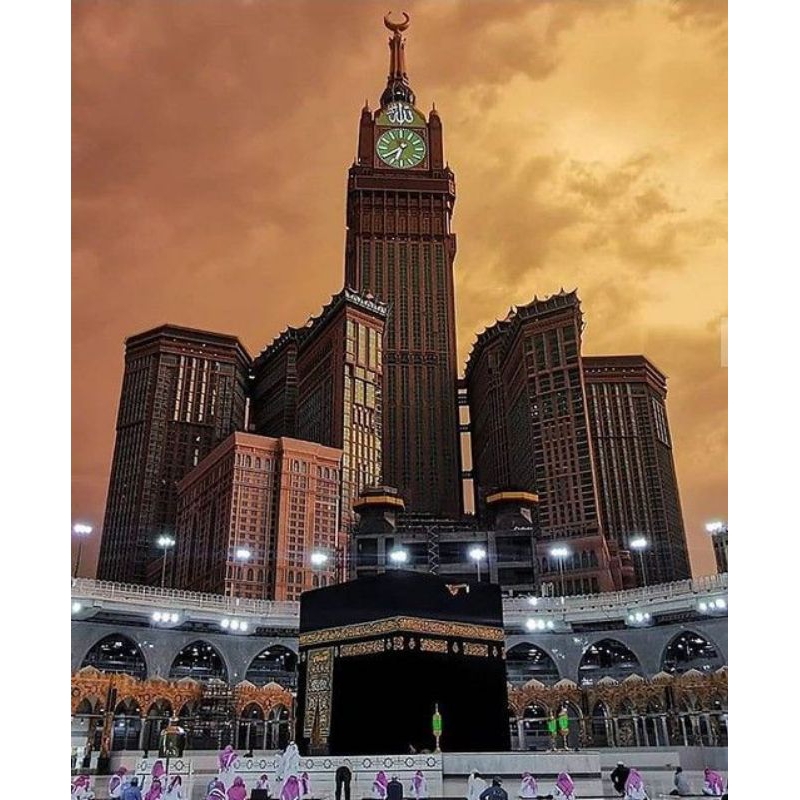 hiasan dingding poster jumbo kabah33