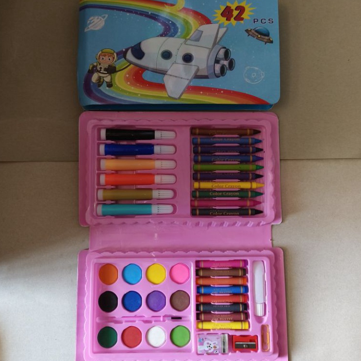 

Obral Puas Alat Set Mewarnai isi 42 Pcs