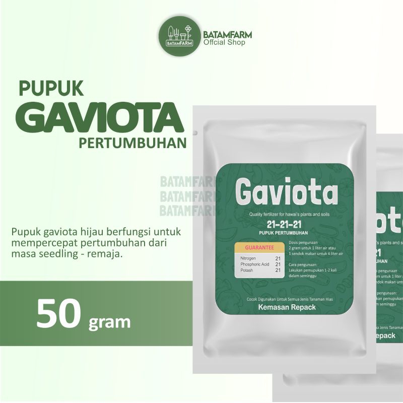 PUPUK KHUSUS DAUN GAVIOTA 63 MASA VEGETATIF