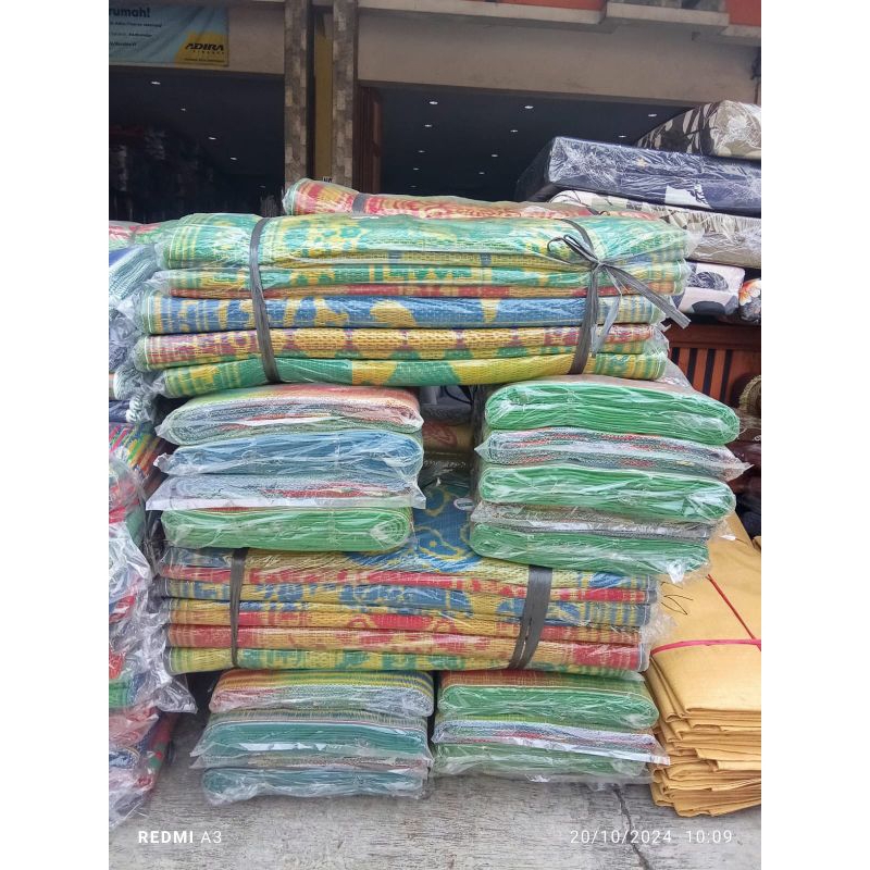 Tikar lipat/samak singa laut tikar plastik ukuran 2×3