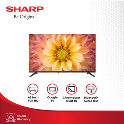 Sharp 43 Inch Smart Google LED TV Full HD 2TC43GH3000I