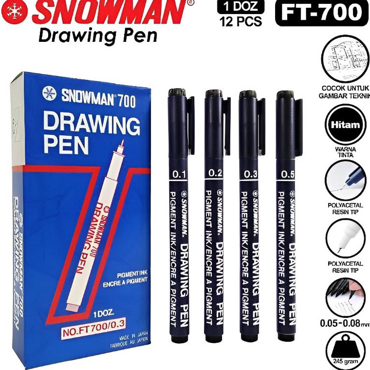 

KODE E29L DRAWING PEN SNOWMAN FT7 1 8 1PAK12PCS