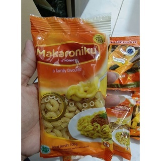 

racun_bangkok.id - cemilan pasta makaroniku elbow siku spiral egafood 100gram