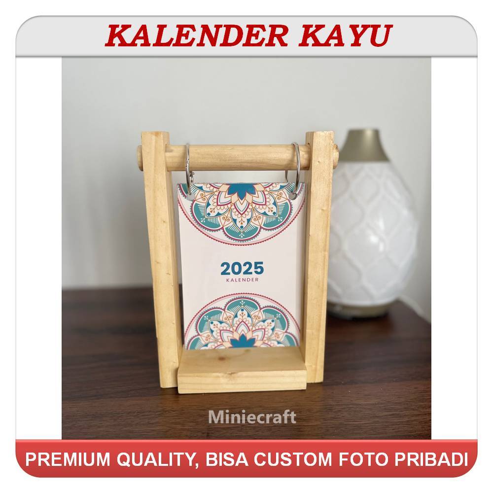 

WOOD STAND KALENDER MEJA AESTHETIC