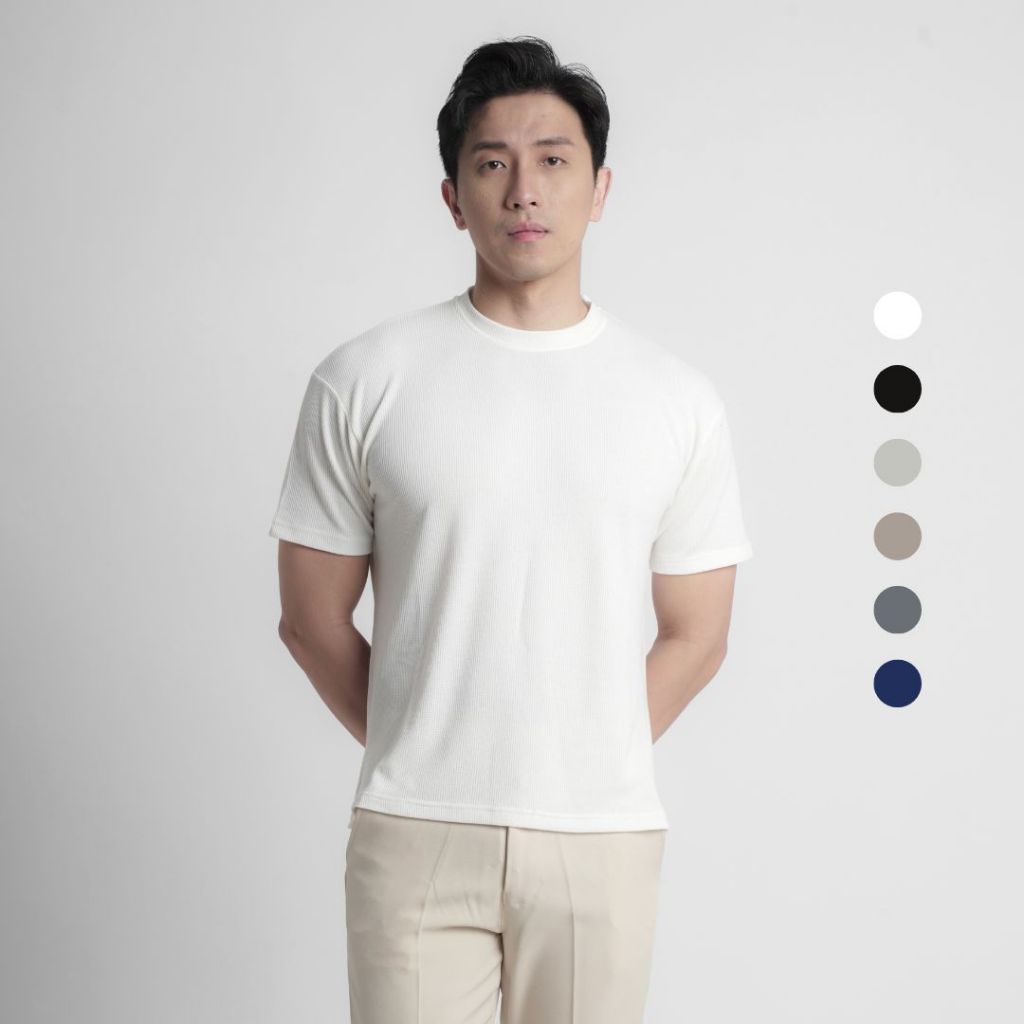 Cupachino - Smith Waffle Tshirt Pria