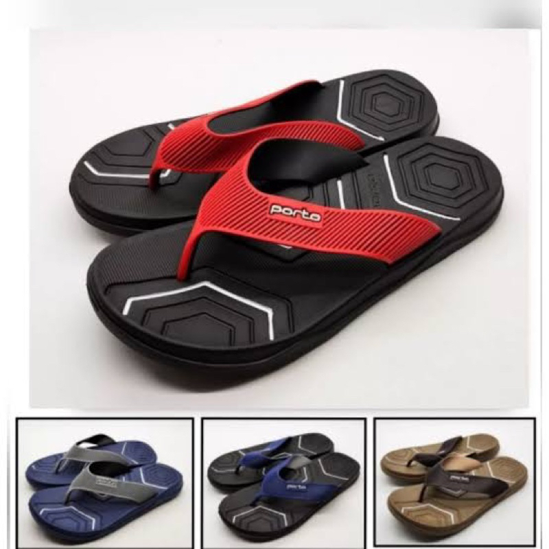 PORTO - SANDAL ANAK PRIA TANGGUNG PORTO 1042 SIZE 30-35 | SANDAL JEPIT ANAK | SENDAL ANAK COWOK | SE