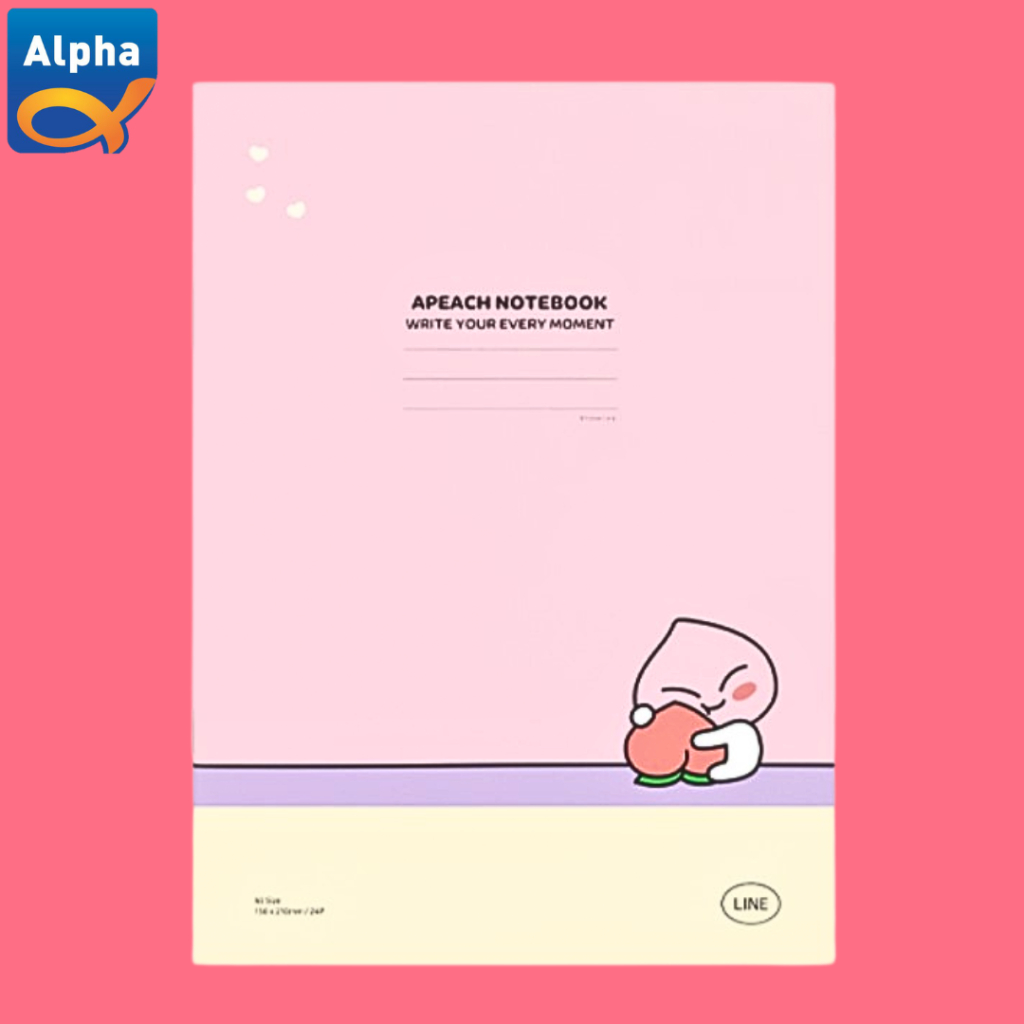 [KAKAO] Notebook - Apeach / Buku Tulis Kakao Friends - Apeach - A5