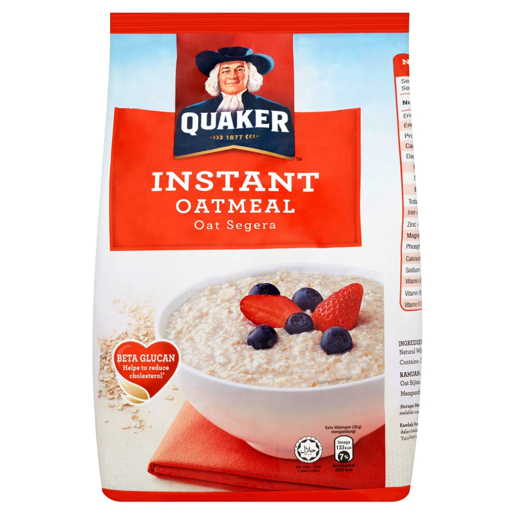

QUAKER oatmeal instan merah / 1,2kg