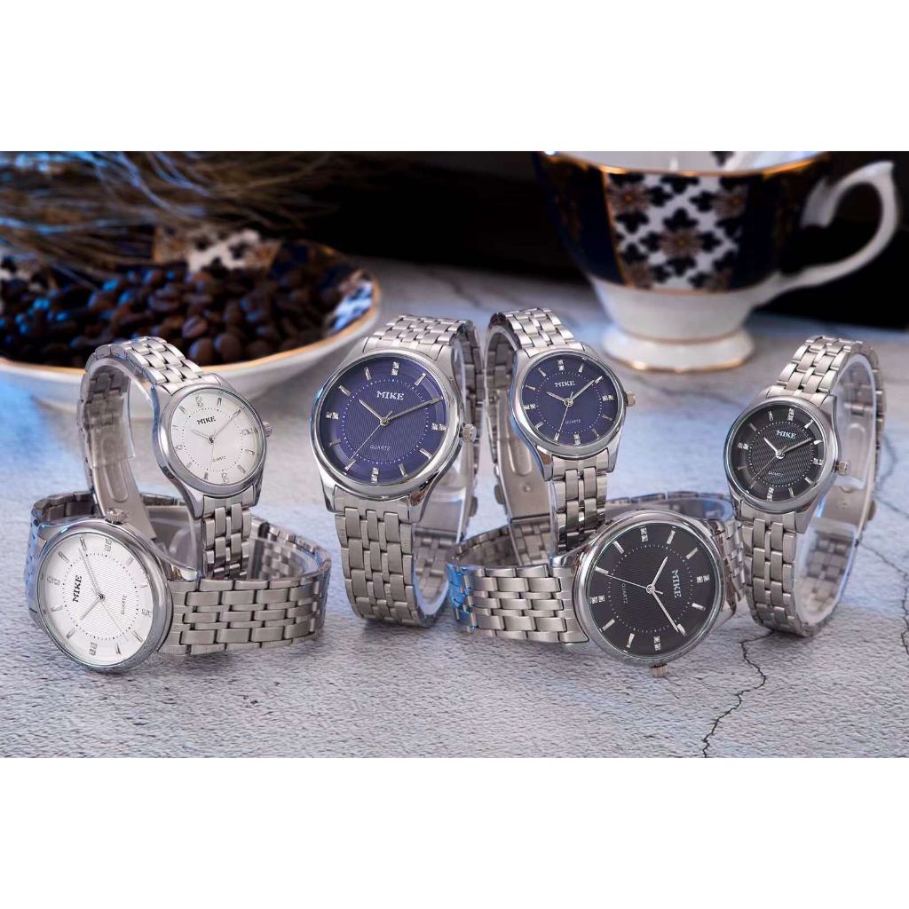 MK MIKE JAM TANGAN COUPLE RANTAI/FREEBOX+BATTERAI CADANGAN/8291