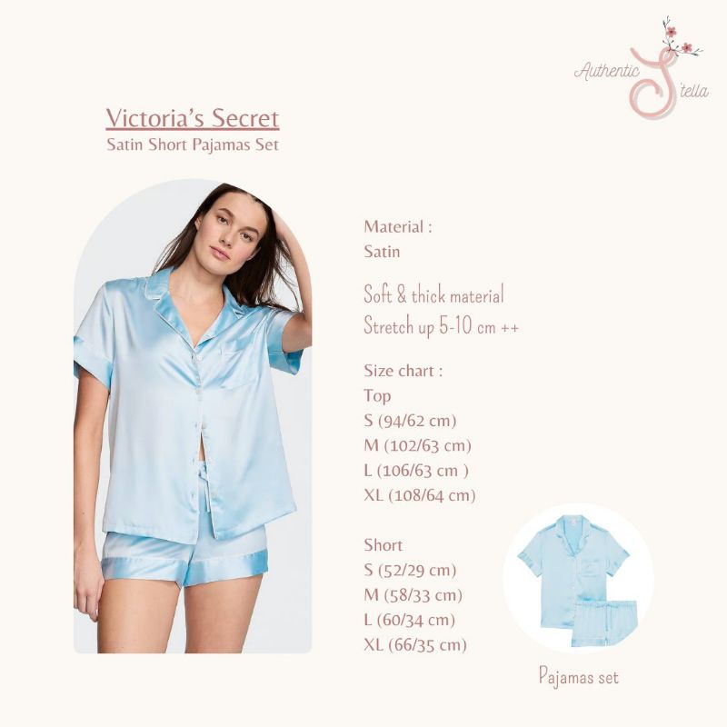 Victoria’s Secret Satin Short Pajamas Set