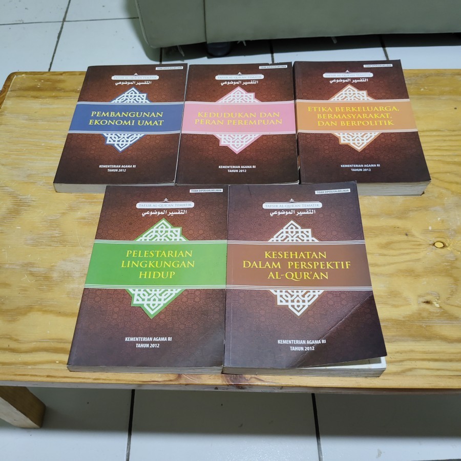 Buku Tafsir Al Quran Tematik Volume 1-5