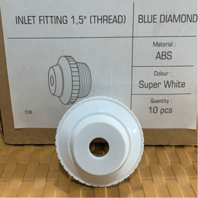 Inlet Fitting Kolam Renang Drat/ Inlet Kolam Renang