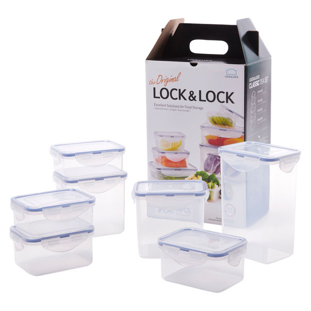 Lock n Lock Classic Gift Set Wadah Makanan isi 7pcs
