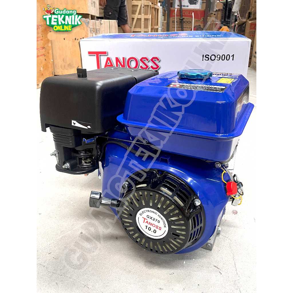 TANOSS Engine Penggerak 9HP TANOSS GX270 4Tak / Mesin Ketiting Serba Guna Bensin 9 HP GX 270 - Engin