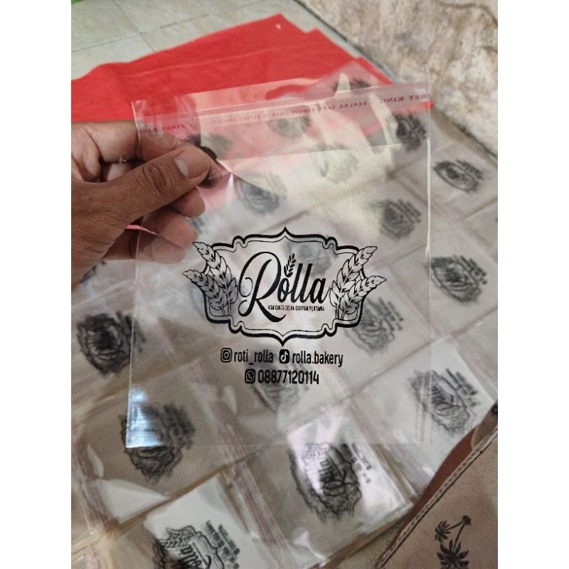 

Sablon Plastik OPP murah 15×15 tebal