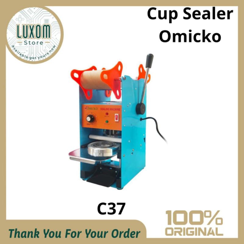 Cup Sealer Omicko C37/Mesin press plastik/omicko/c37/cup sealer