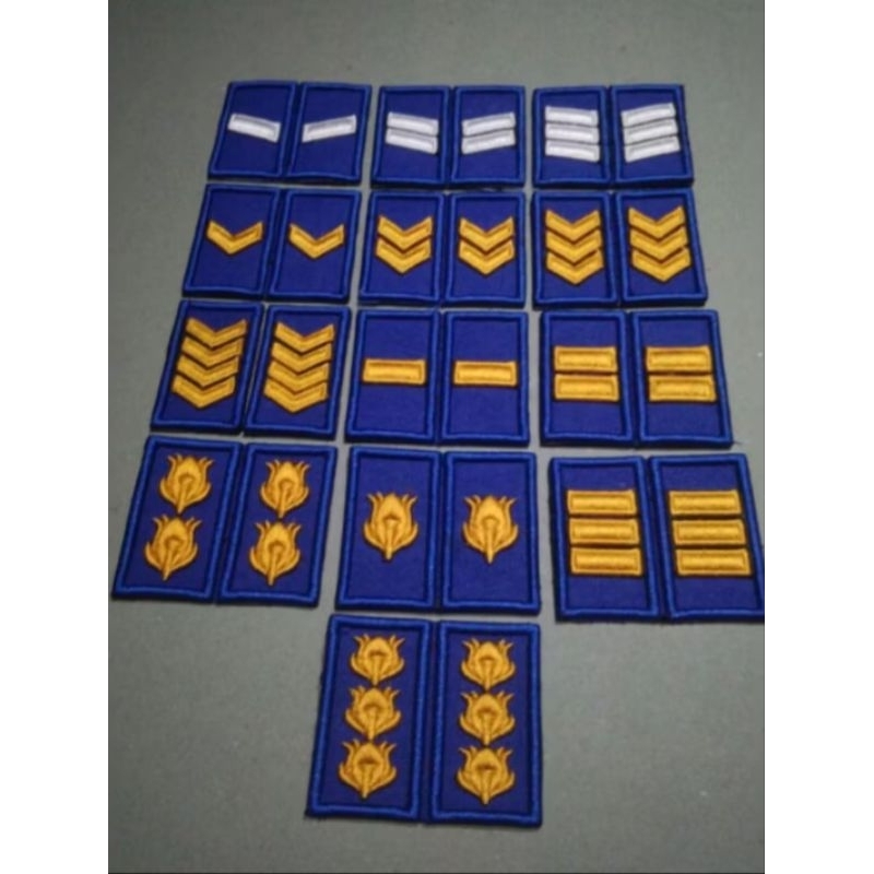 pangkat tpl dishub ( pangkat kerah) bordir biasa