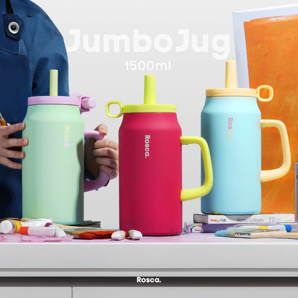 Rosca JumboJug Tumbler Stainless 1.5 Liter Botol Minum 1500ml Tahan Panas / Dingin Portable Stainles