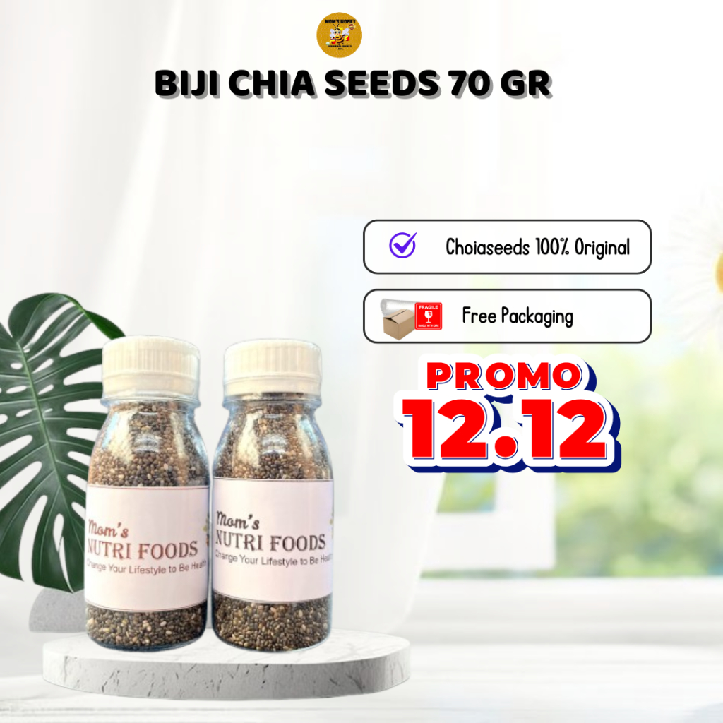 

Chia Seed Untuk Diet 70 gram / Organic Black Chia Seed By MOM'S HONEY