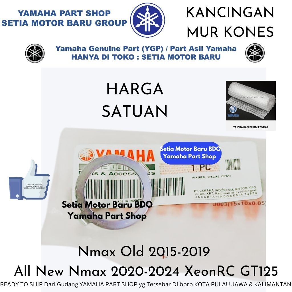 Kancing Kancingan Mur Kones Komstir All New Nmax Old Xeon RC GT 125 Ori Asli Yamaha Bandung