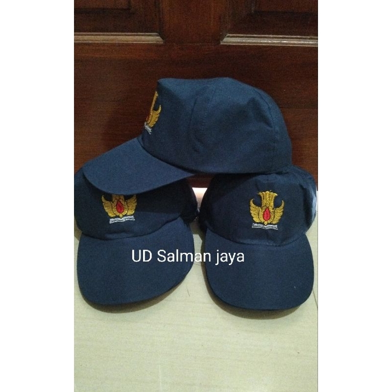 topi SMP biru putih & biru biru