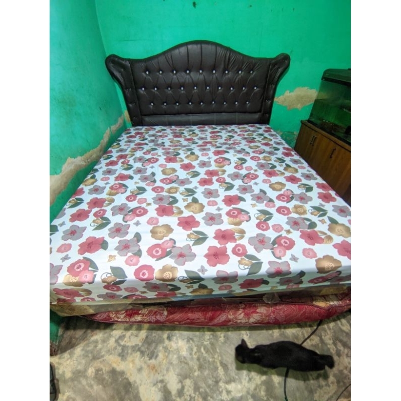 Sprei Bunga Motif Daun