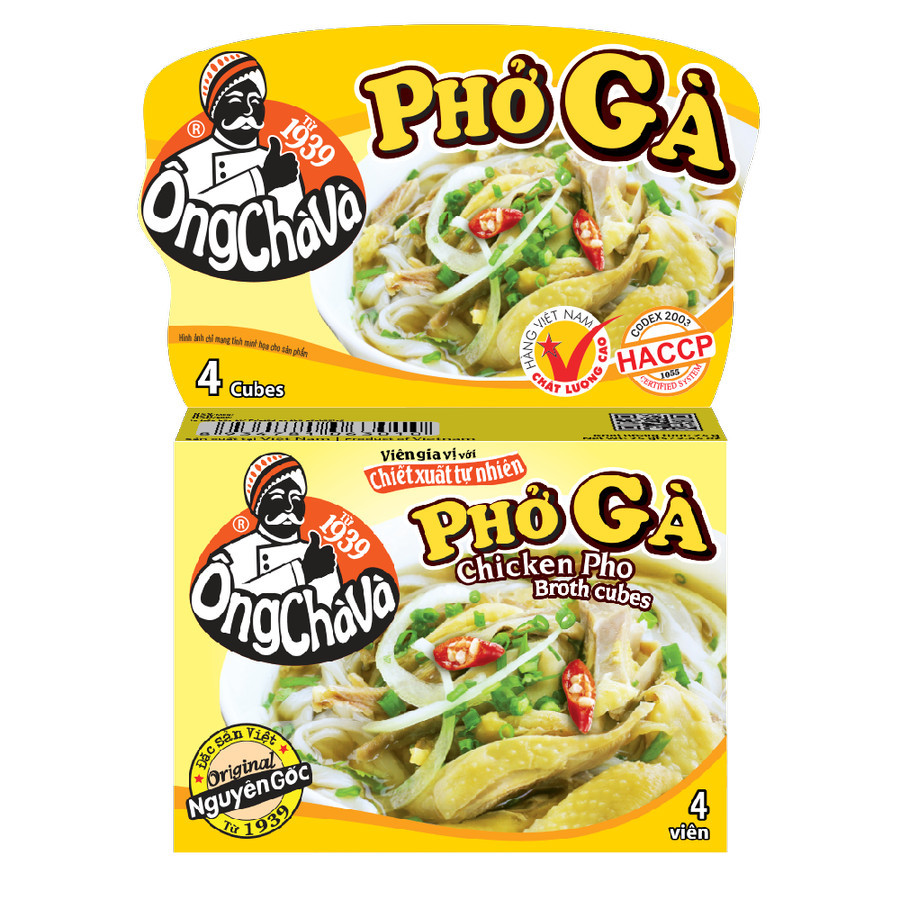 

OngChaVa Pho Ga Beef Soup Seasoning Cube Bumbu Kaldu Kuah Ayam Pho Vietnam