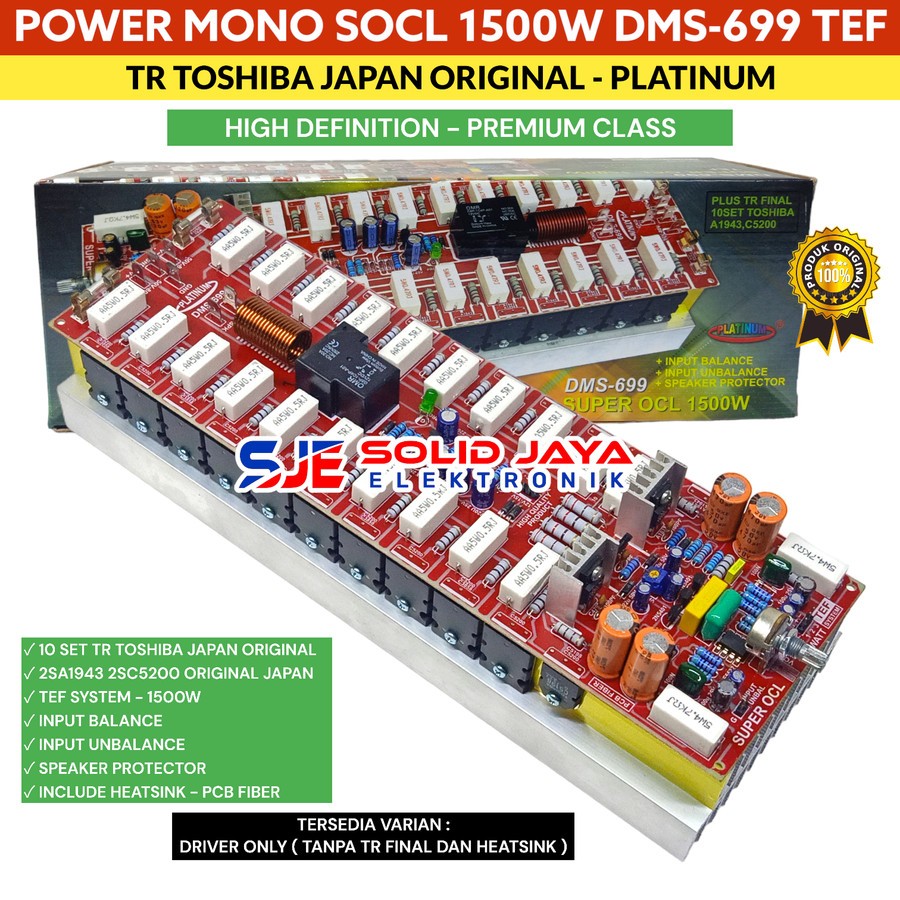 KIT POWER SOCL TEF SYSTEM 1500W DMS699 PLUS TR FINAL TOSHIBA ASLI MONO DMS699 DMS-699 PLUS SPEAKER P