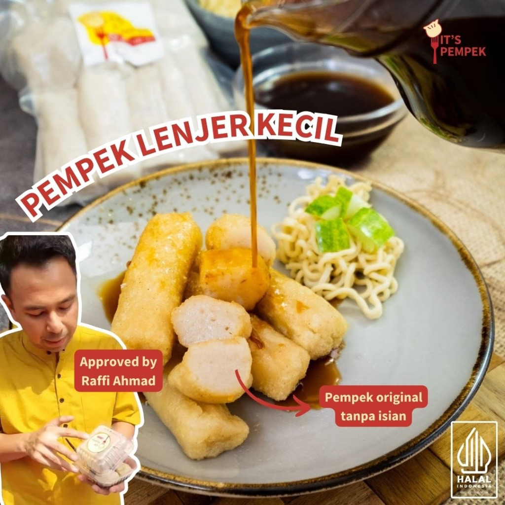 

PEMPEK LENJER KECIL TENGGIRI PREMIUM ASLI PALEMBANG - ISI 10