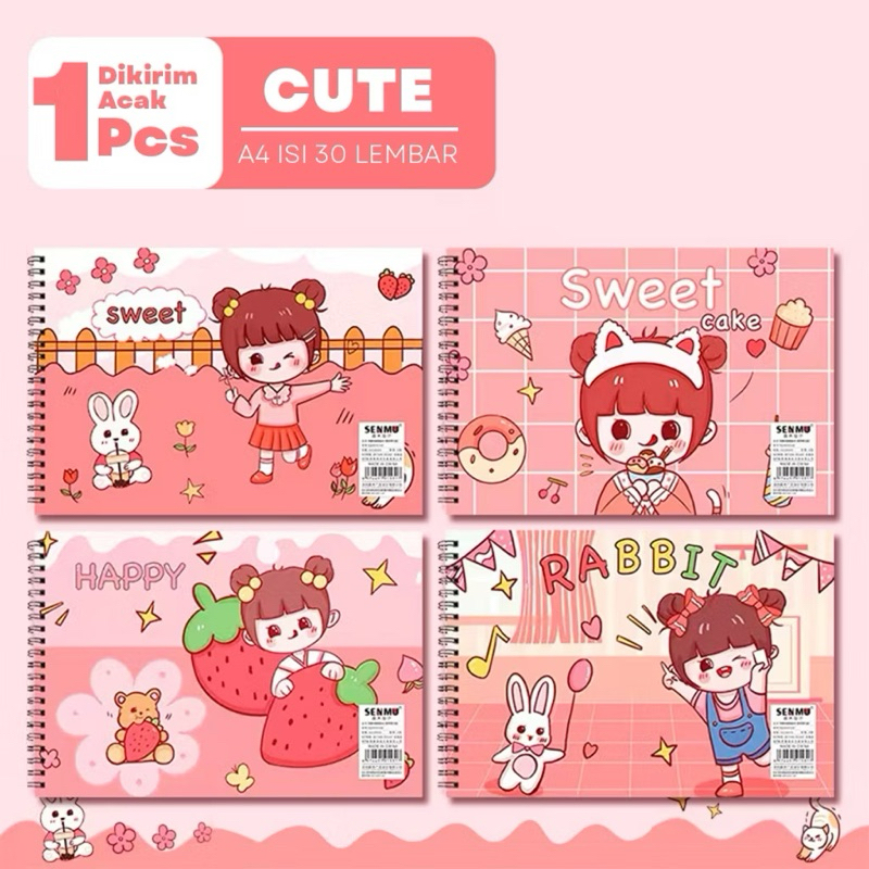 

BUKU GAMBAR SPIRAL ANAK A4 30 LEMBAR BUKU SKETSA