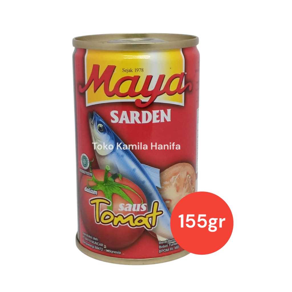 

Maya Sardines Saus Tomat Sarden 155 gr