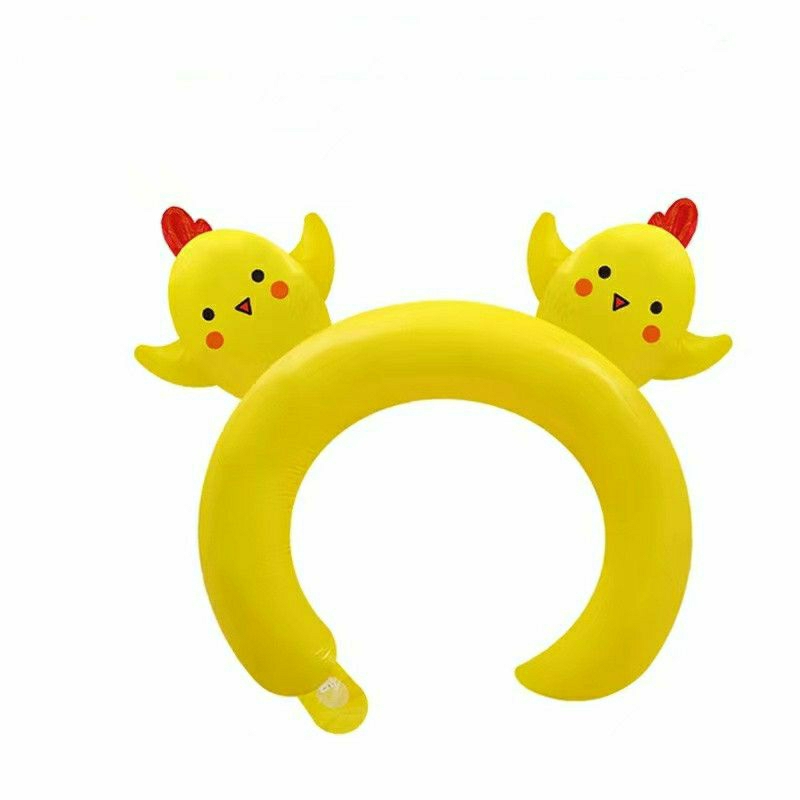 Balon foil bando karakter hewan animal binantang ayam kepala 2 chicken farm ternak baloon balloon hi