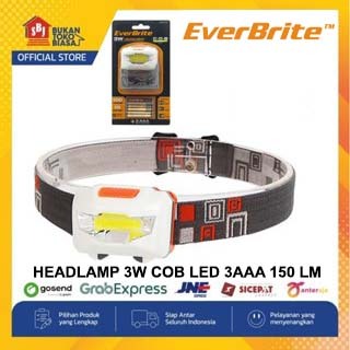 Everbrite E021019 Headlamp 3W COB LED 3AAA 150 Lumen  Headlight