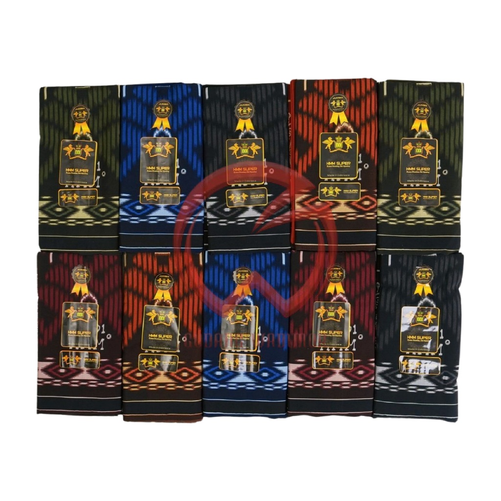 Grosir 10 Pcs Sarung Samarinda HMM motif Mix