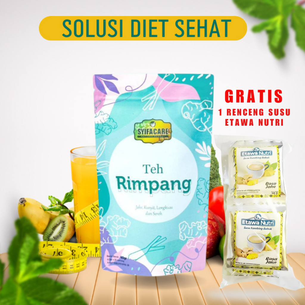 

Teh Rimpang ala JSR BPOM | Minuman Rempah | Teh Diet Detox | Pelangsing Herbal Detox Gratis 1 Renceng Susu Kambing Etawa Nutri