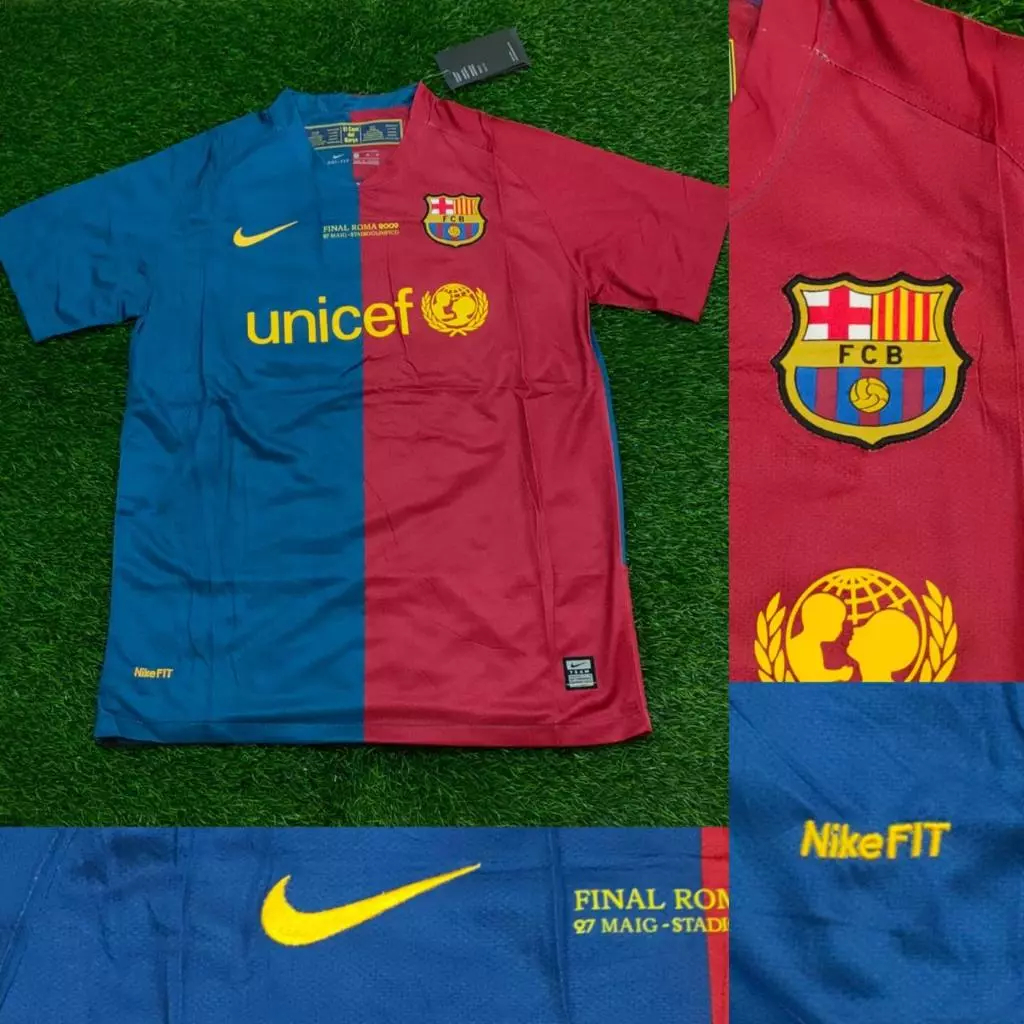 RETRO | JERSEY RETRO BARCELONA HOME 2008 GRADE AAA IMPORT VINTAGE CLASSIC