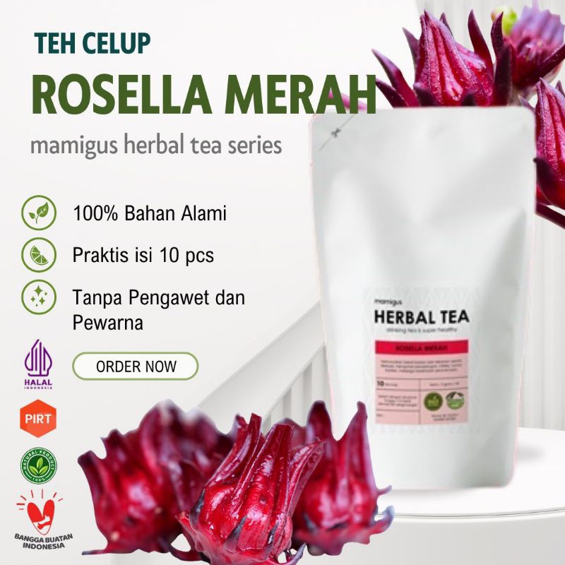 

TEH CELUP BUNGA ROSELLA MERAH / Teh Bunga Rosella Merah / Hisbiscus Tea / Teh Seduh Herbal