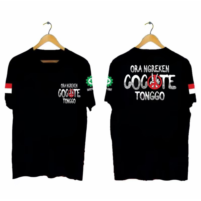 KAOS DISTRO PRIA ORA NGREKEN COCOTE TONGGO