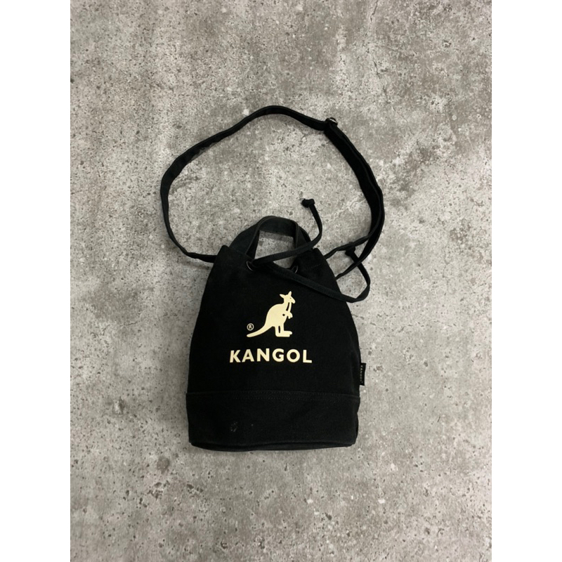 KANGOL BUCKET BAG BLK