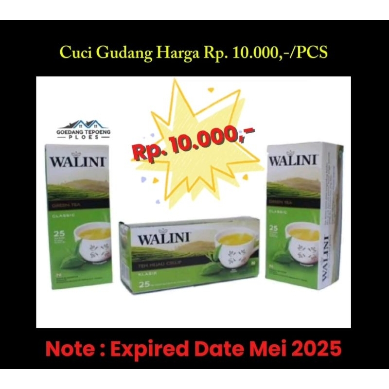 

WALINI GREENTEA CLASSIC / TEH HIJAU KLASIK WALINI