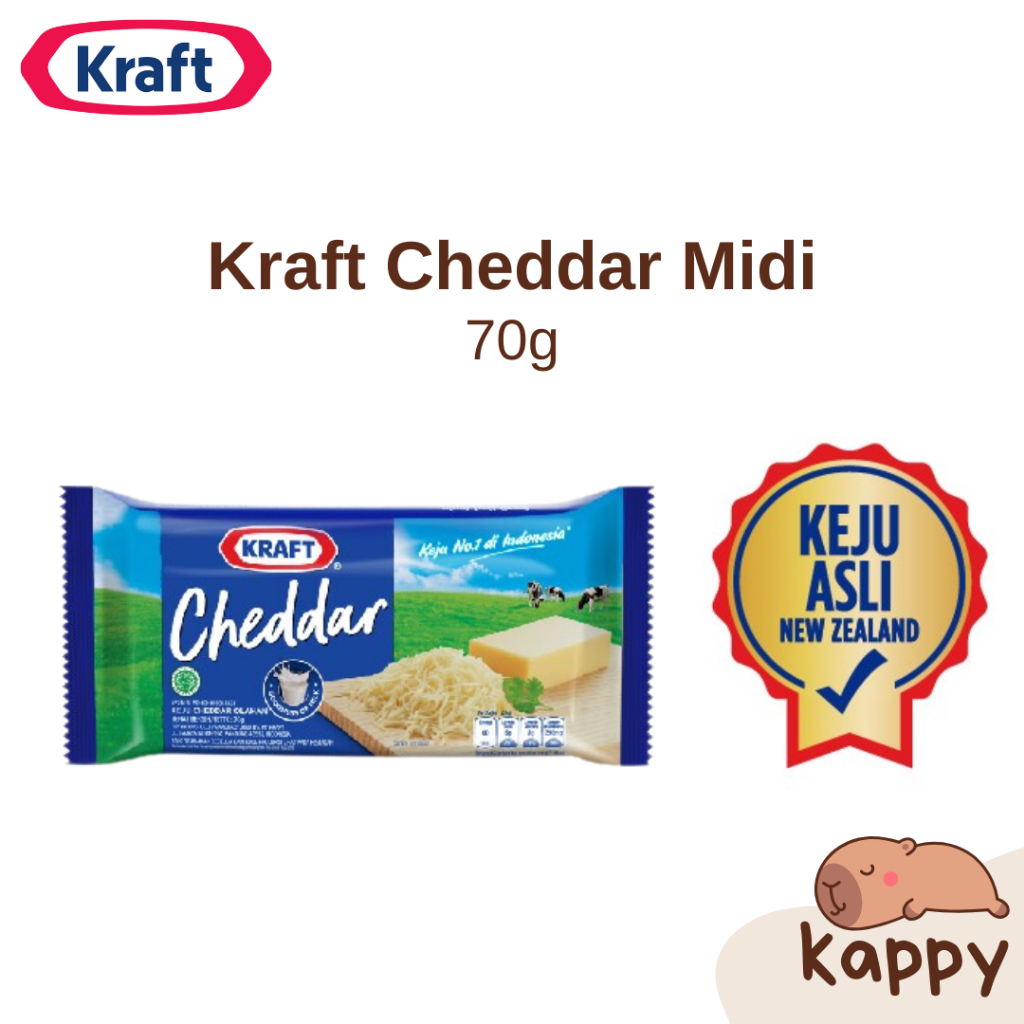 

KRAFT Keju Cheddar Midi 70g