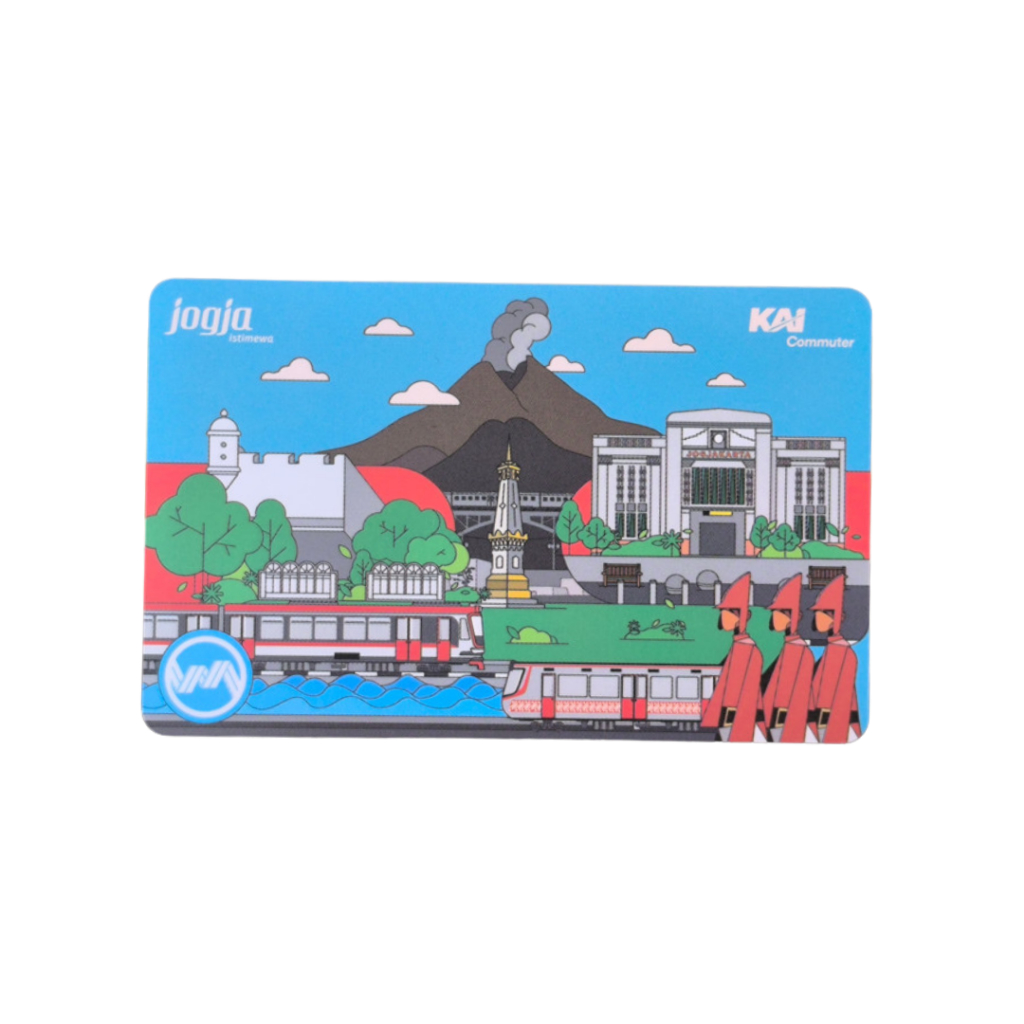Kartu Multi Trip KRL KAI LRT MRT KMT Trans Limited Edition Jogja Istimewa