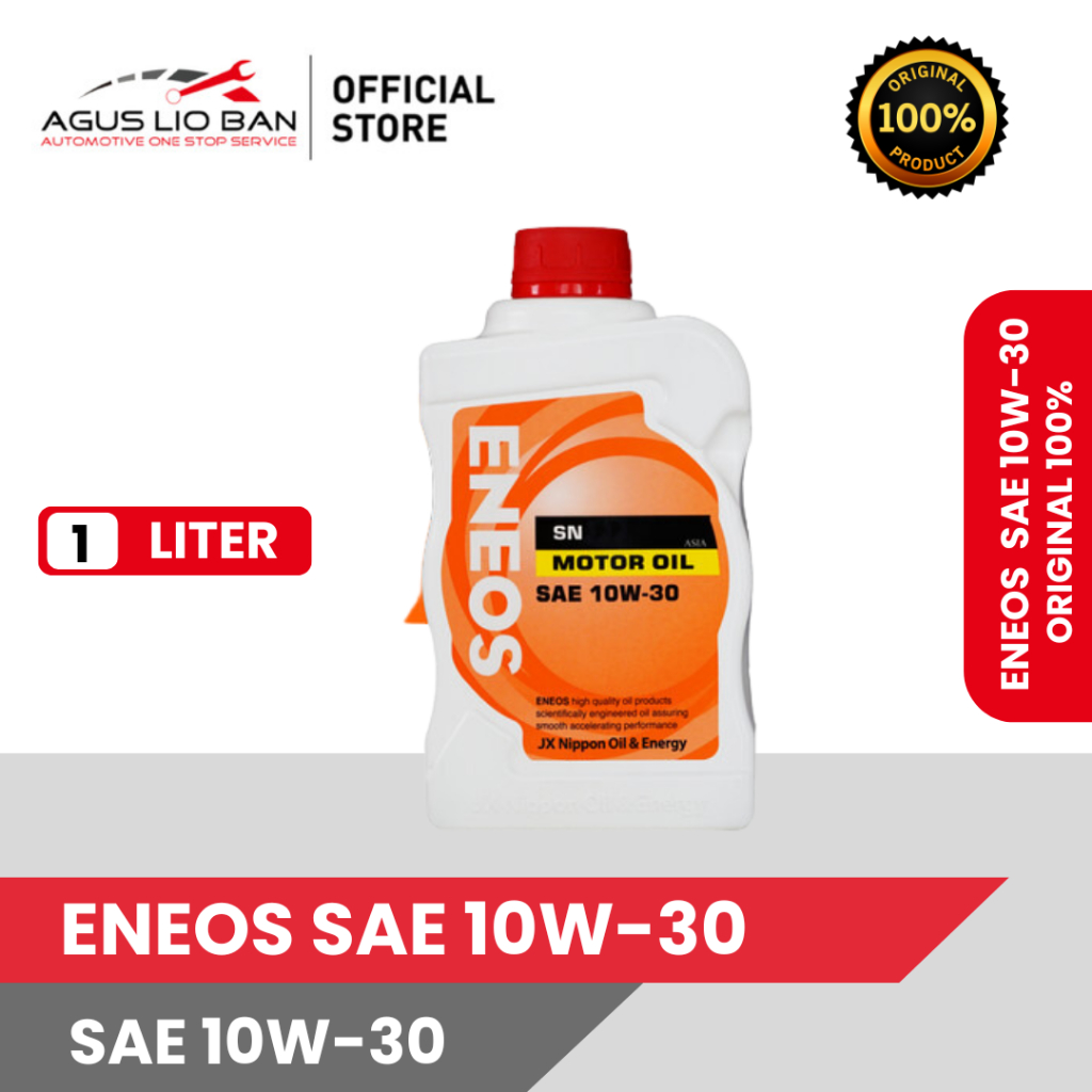 Agus Lio Ban - Oli Mobil ENEOS SAE 10W-30 SN 1 Liter