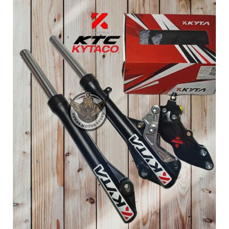 PAKETAN SHOCK DEPAN KALIPER KTC 4P SUPRA X 125 KARISMA SHOCK DEPAN SUPRA X 125 KARISMA REVO VARIO 12