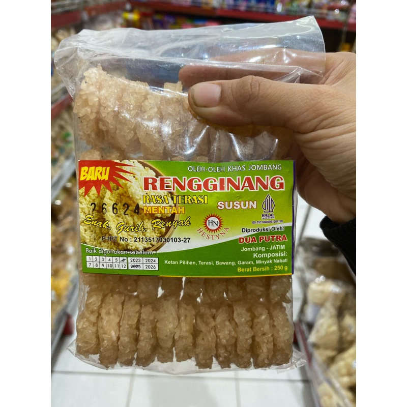 

Rengginang Mentah Rasa Terasi Berat 250 Gram